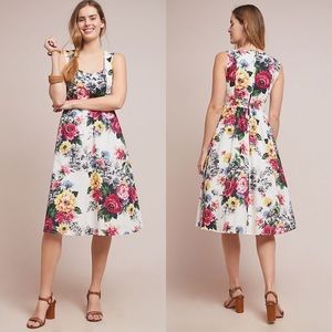 Anthropologie - Amelia floral midi dress